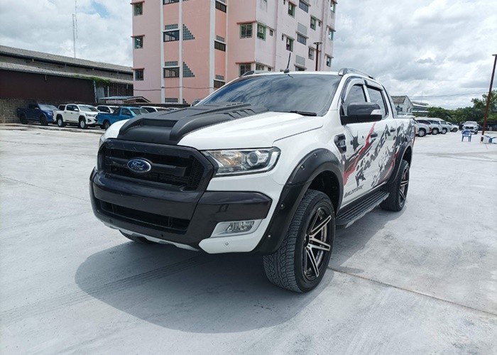 2016 WHITE FORD DOUBLE CAB 4WD