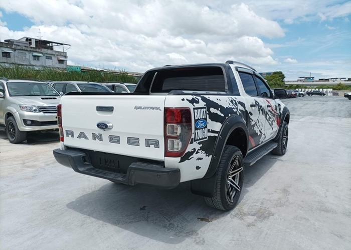 2016 WHITE FORD DOUBLE CAB 4WD