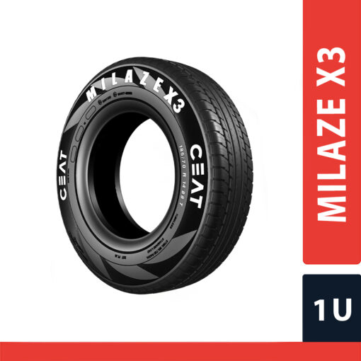 CEAT MILAZE X3 165/70 R 14 TUBELESS 81 T CAR TYRE